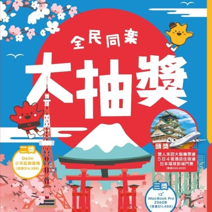 全民同樂大抽獎 – 得獎名單​