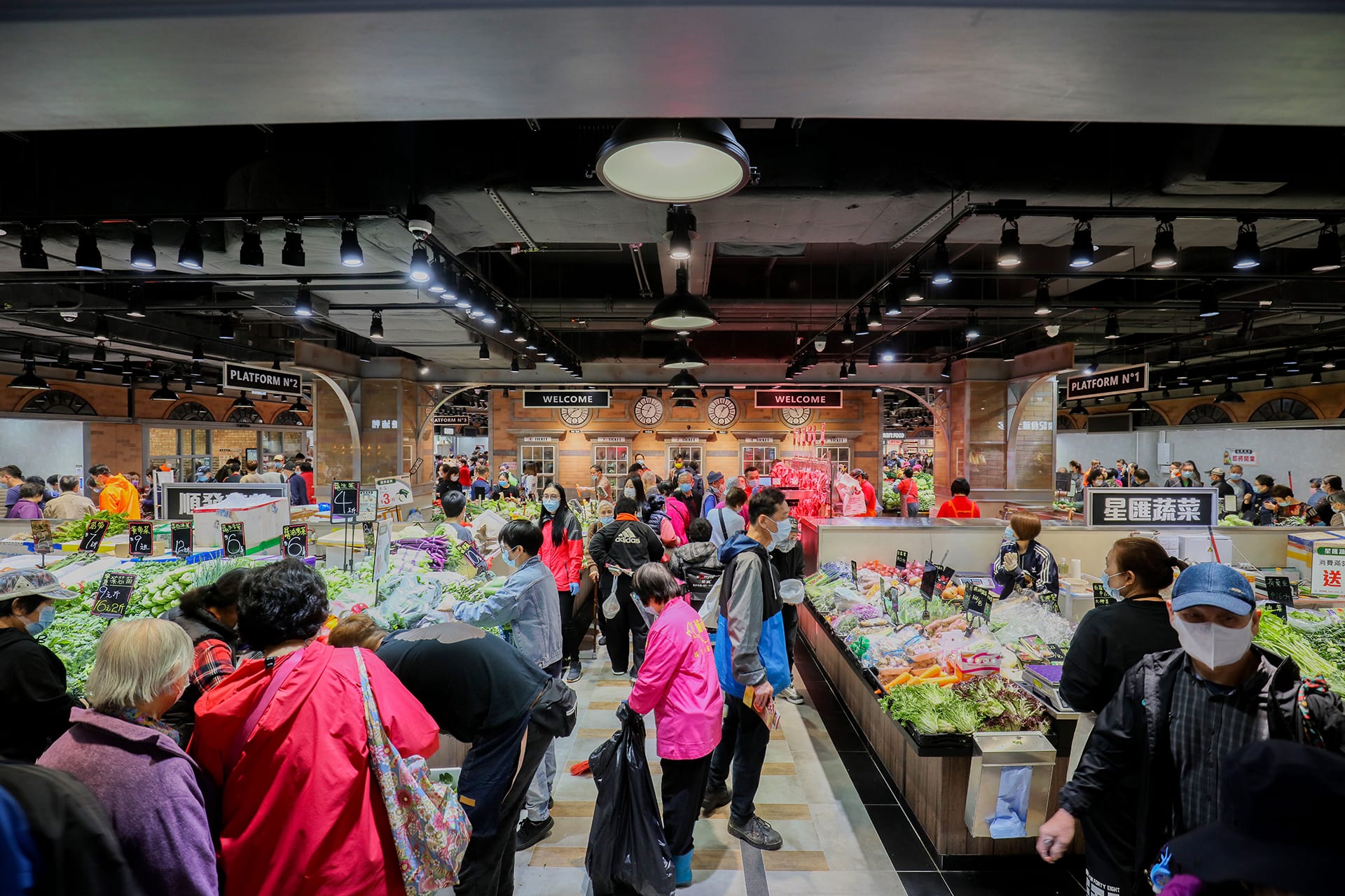 After-wet market interior